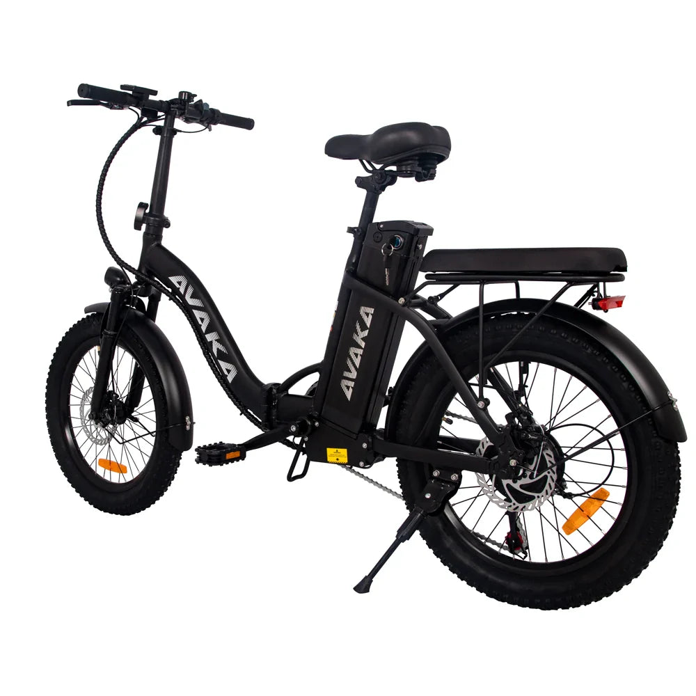 AVAKA BZ20 PLUS 20" Step-Thru Folding Electric City Bike 500W Motor 48V 18.2Ah Battery