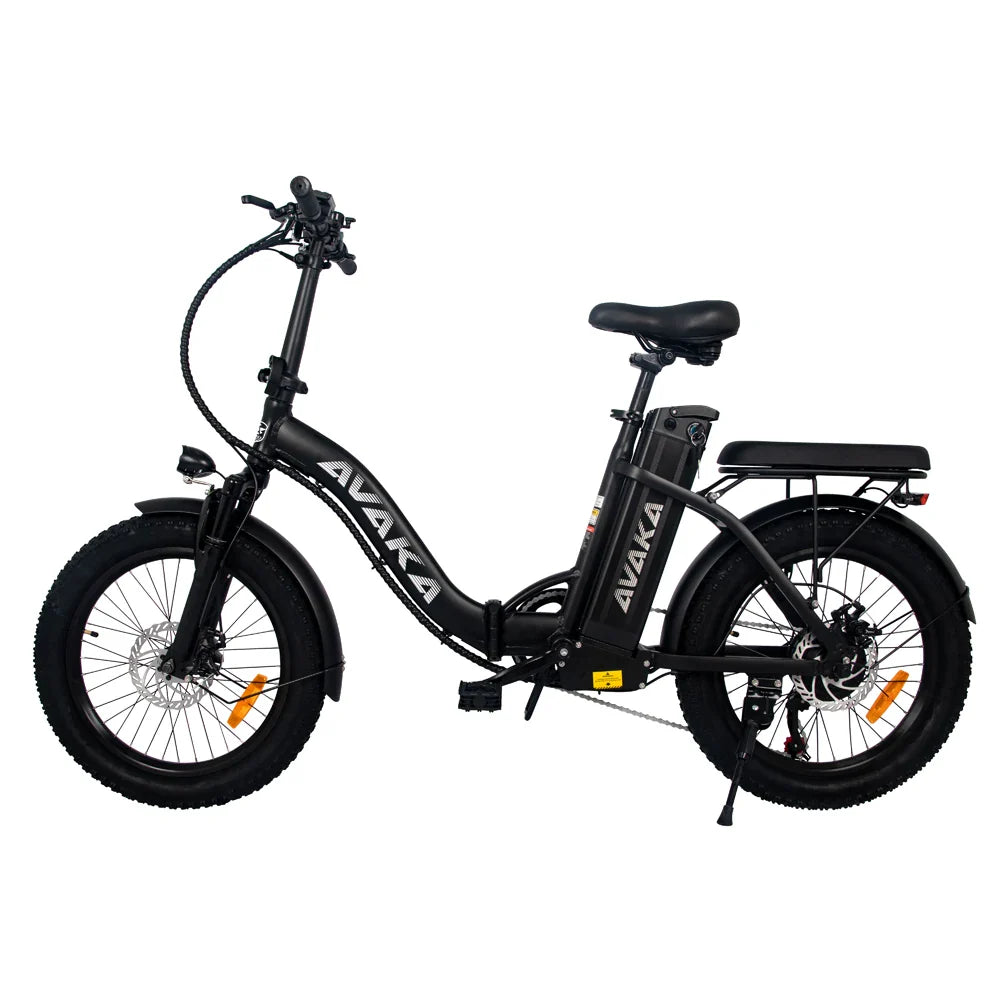 AVAKA BZ20 PLUS 20" Step-Thru Folding Electric City Bike 500W Motor 48V 18.2Ah Battery