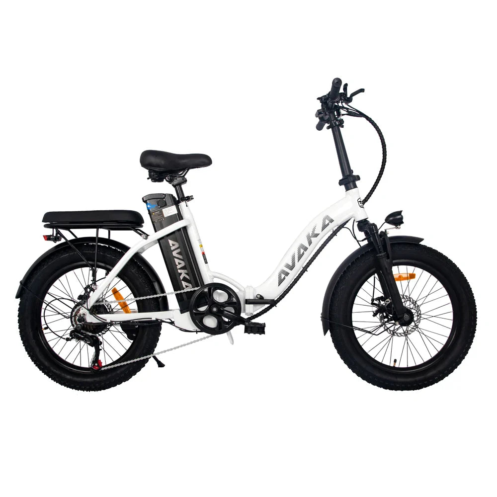 AVAKA BZ20 PLUS 20" Step-Thru Folding Electric City Bike 500W Motor 48V 18.2Ah Battery