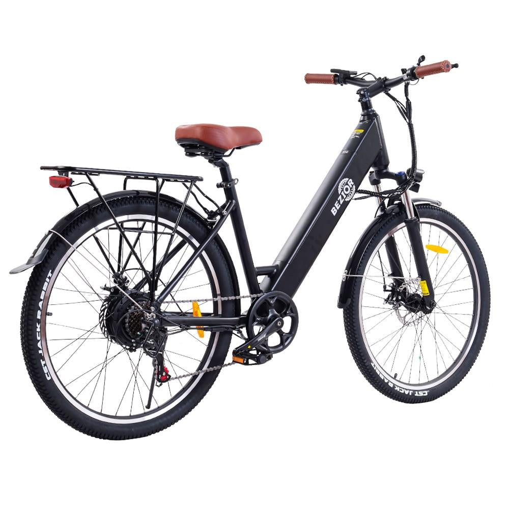 BEZIOR M3 26" Step-through Electric Commuter Bike 500W Motor 48V 10.4Ah Battery