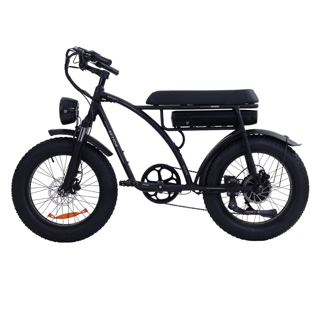 BEZIOR XF001 PLUS 20" Fat Tire Retro Electric Bike 1000W Motor 48V 17.5Ah Battery