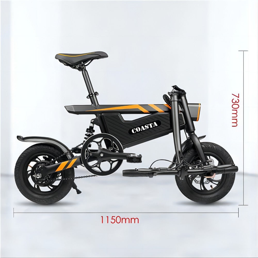 COASTA T18 12" Electric Bike 350W Motor 36V 7.8Ah Battery