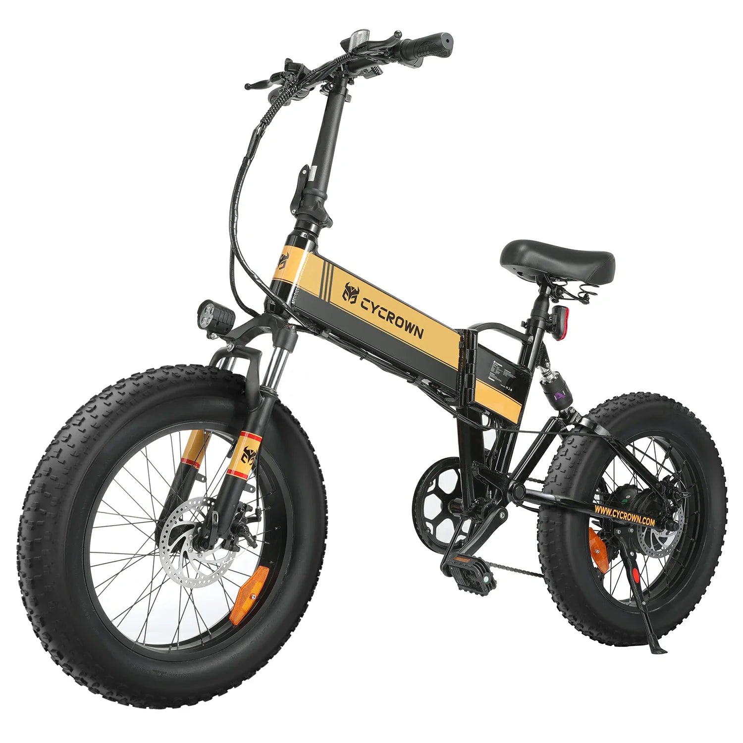 CYCROWN Knight 20" Folding Electric Bike 750W Peak Motor 48V 12.5Ah Battery