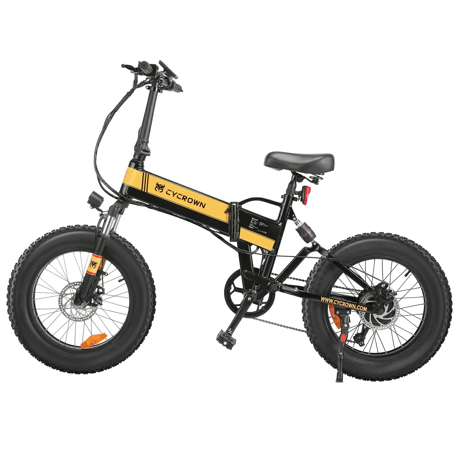 CYCROWN Knight 20" Folding Electric Bike 750W Peak Motor 48V 12.5Ah Battery