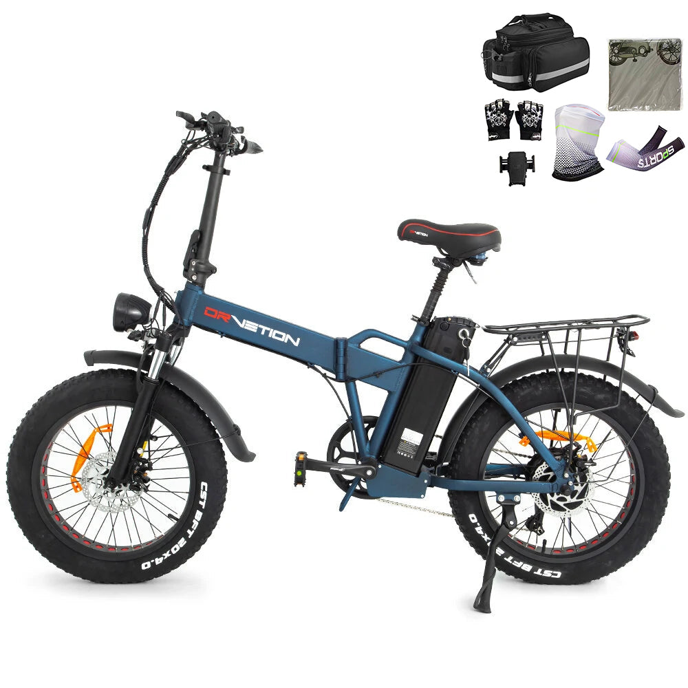 DRVETION AT20 20" Folding Electric Bike 750W Motor 48V 10Ah/15Ah/20Ah Samsung Battery