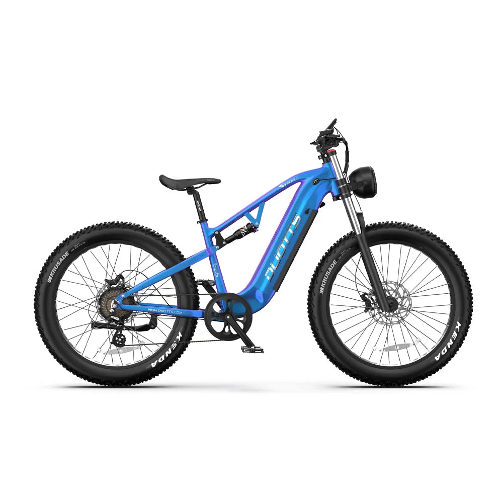 DUOTTS E26 26" SUV Fat Tire Electric Mountain Bike 750W Motor 48V 20Ah Battery