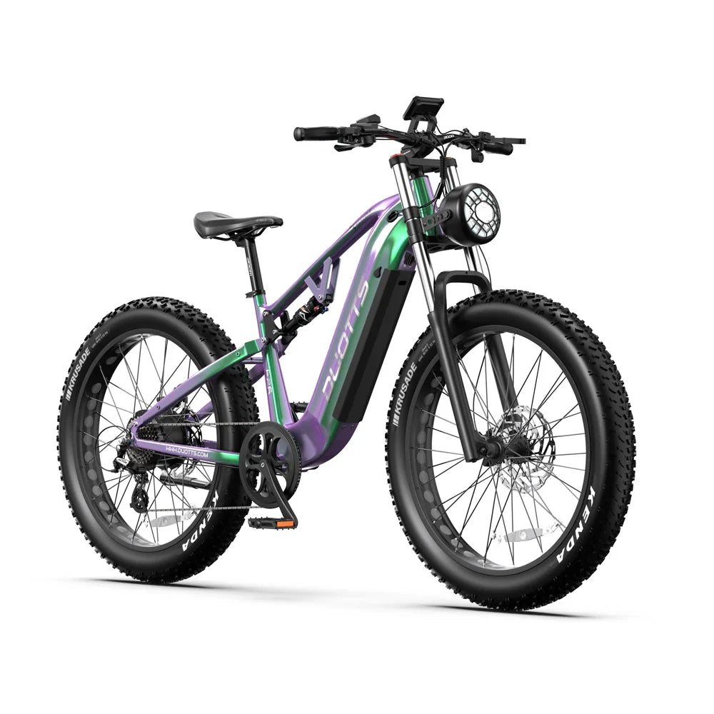 DUOTTS E26 26" SUV Fat Tire Electric Mountain Bike 750W Motor 48V 20Ah Battery