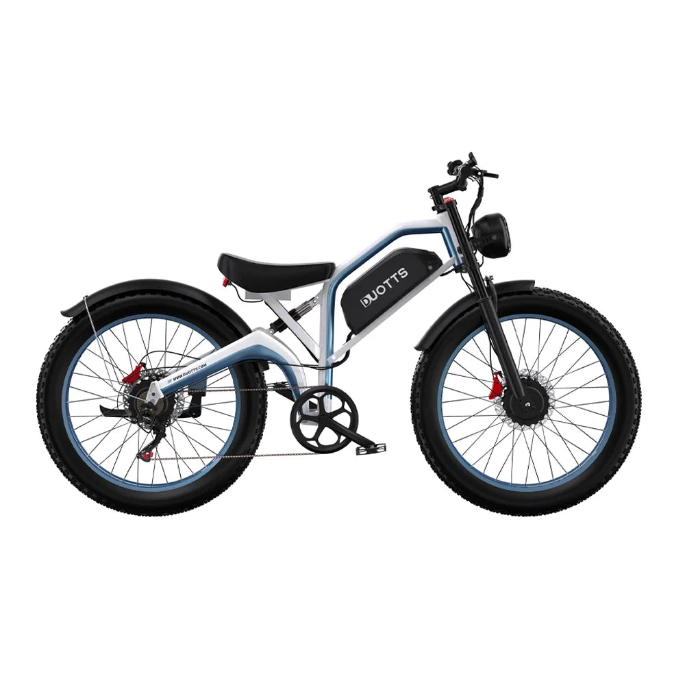 DUOTTS N26 26" Fat Tire Electric Mountain Bike 750W Dual Motors 48V 20Ah Battery