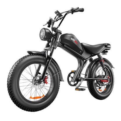 Emoko C93 750W 20x4.0" Fat Tire Electric Bike for Adults, 48V 20Ah Ebike 19.8 mph, 43 Miles UL2849