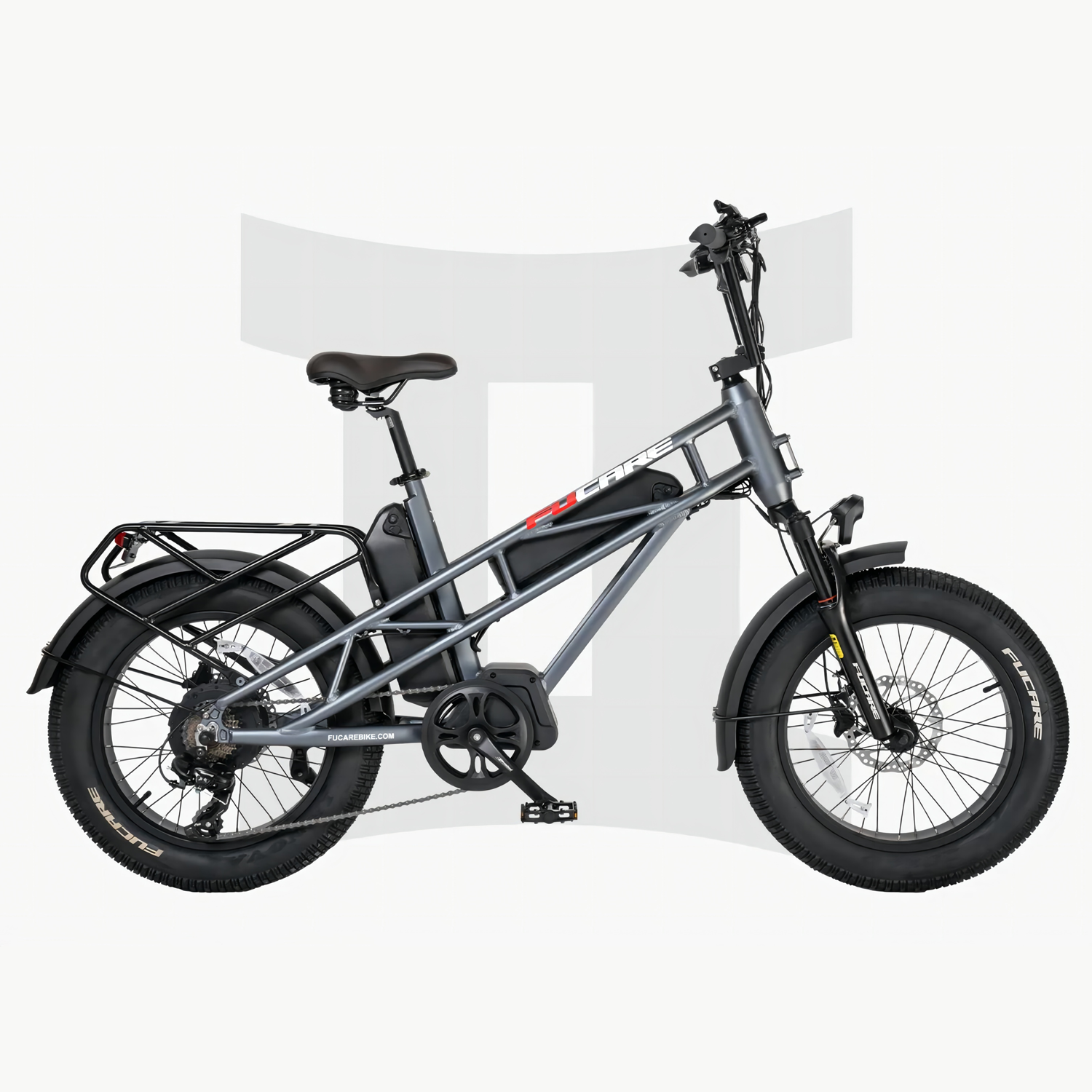 FUCARE Gemini X 20" Electric Moped-Style Bike 750W Motor 48V 15Ah Dual Batteries