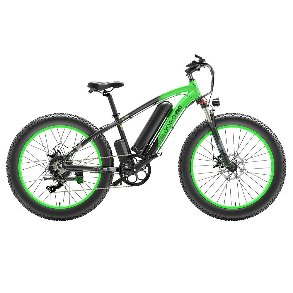 GOGOBEST GF600 26*4" Fat Tire Electric Mountain Bike 1000W Motor 48V 13Ah Battery