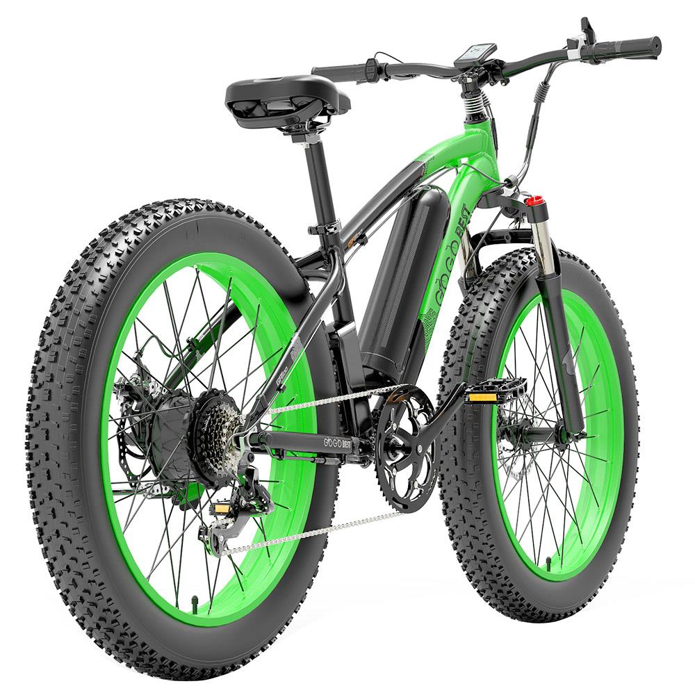 GOGOBEST GF600 26*4" Fat Tire Electric Mountain Bike 1000W Motor 48V 13Ah Battery