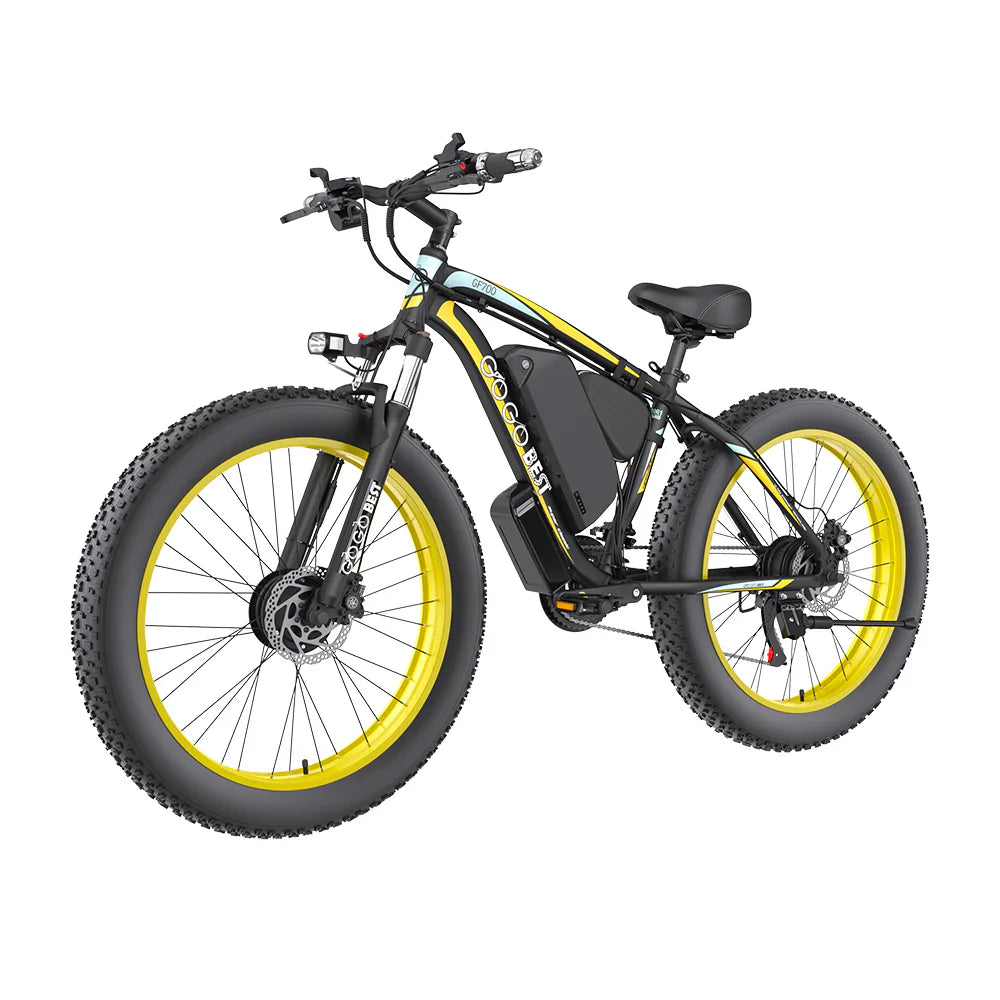 GOGOBEST GF700 26*4" Fat Tire Electric Mountain Bike 500W Motor 48V 17.5Ah Battery