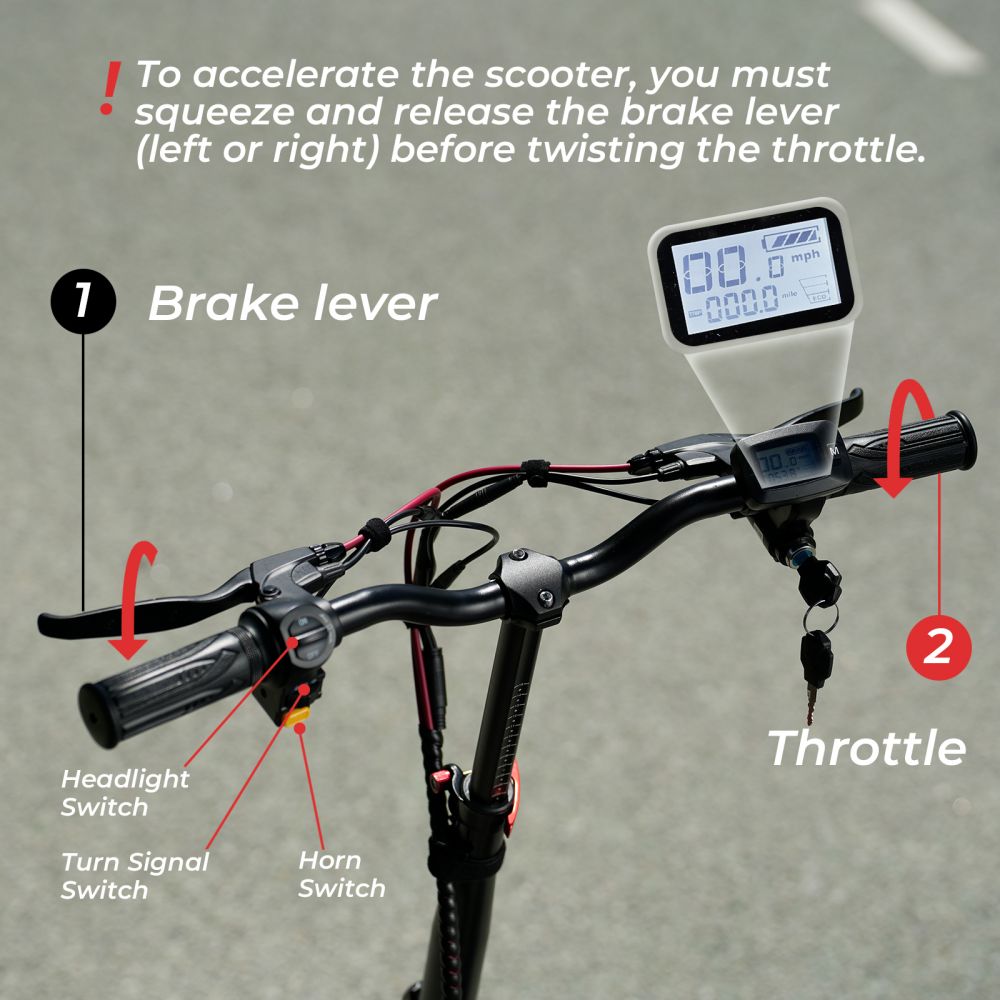 ISCOOTER I14 14" Commuter Electric Scooter With Seat & Basket 800W Motor 54.6V 10Ah Battery