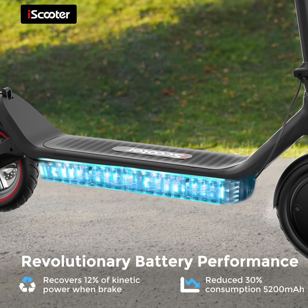 ISCOOTER I8L 8.5" Folding Commuter Electric Scooter 350W Motor 42V 7.5Ah Battery