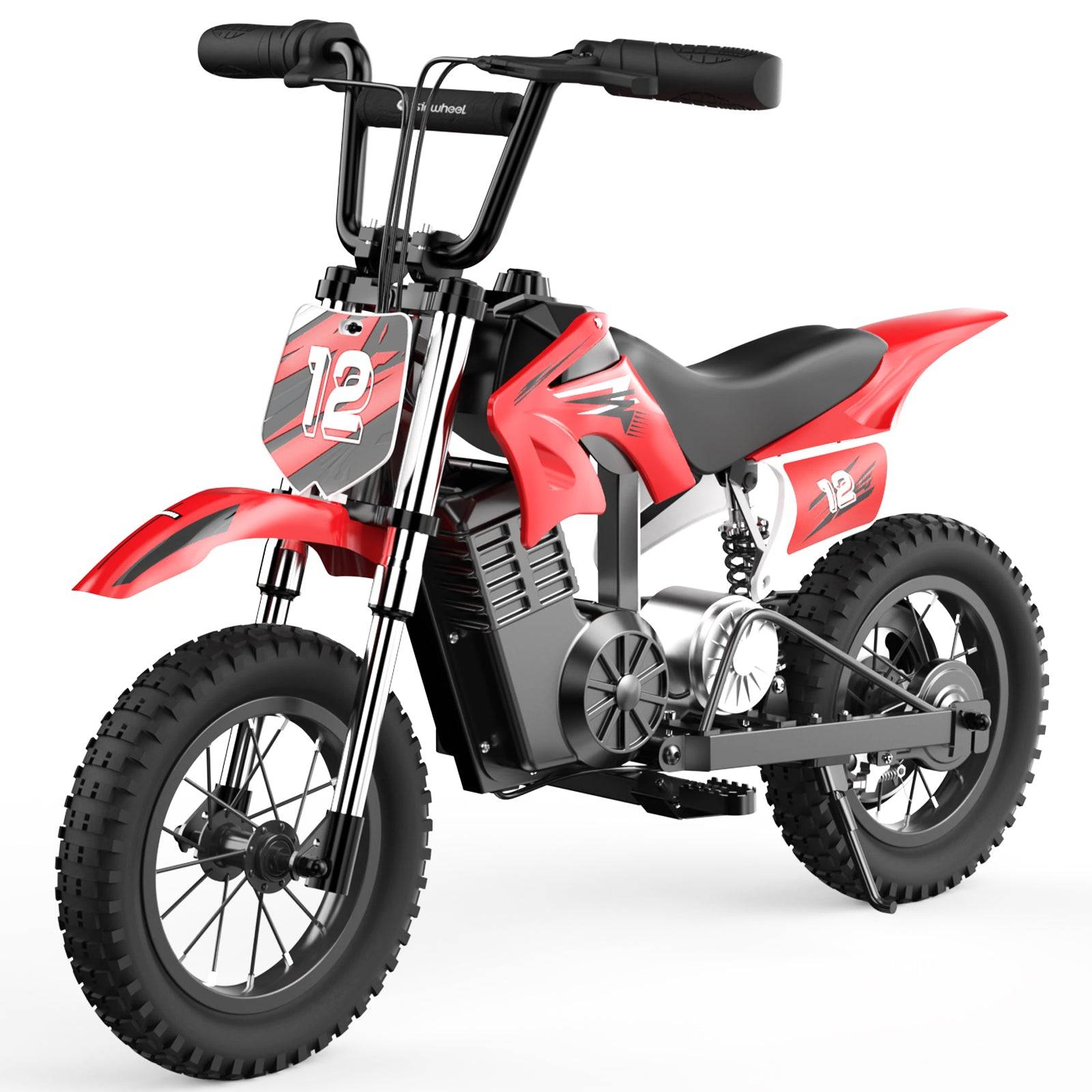 ISINWHEEL A12 12" Electric Dirt Motorbike For Kids 350W Motor 36V 5.2Ah Battery