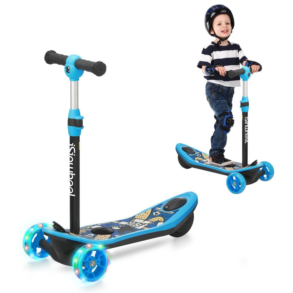 ISINWHEEL Mini Pro Kids 3 Wheel Electric Scooter 60W Motor 12.8-14.6V 5Ah Battery (2 IN 1 Design）