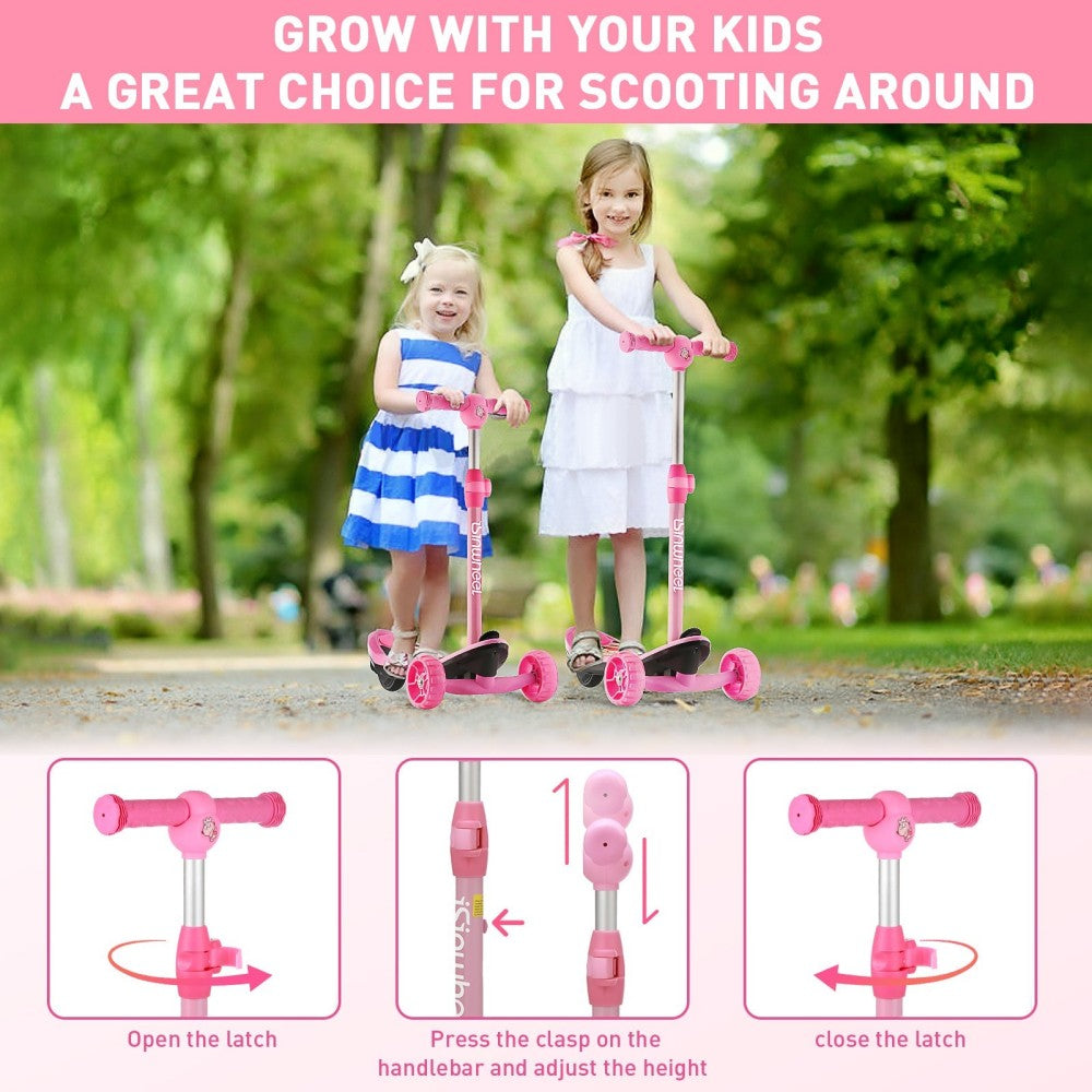 ISINWHEEL Mini Pro Kids 3 Wheel Electric Scooter 60W Motor 12.8-14.6V 5Ah Battery (2 IN 1 Design）