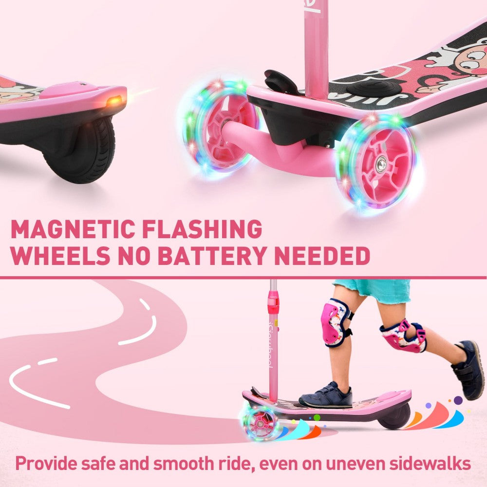 ISINWHEEL Mini Pro Kids 3 Wheel Electric Scooter 60W Motor 12.8-14.6V 5Ah Battery (2 IN 1 Design）