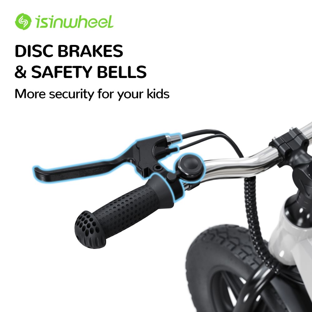 ISINWHEEL SK12 Electric Balance Bike for Kids 150W Motor 18V 2.5Ah Battery