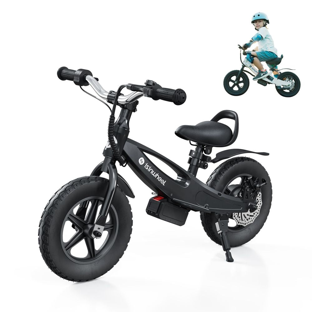 ISINWHEEL SK12 Electric Balance Bike for Kids 150W Motor 18V 2.5Ah Battery