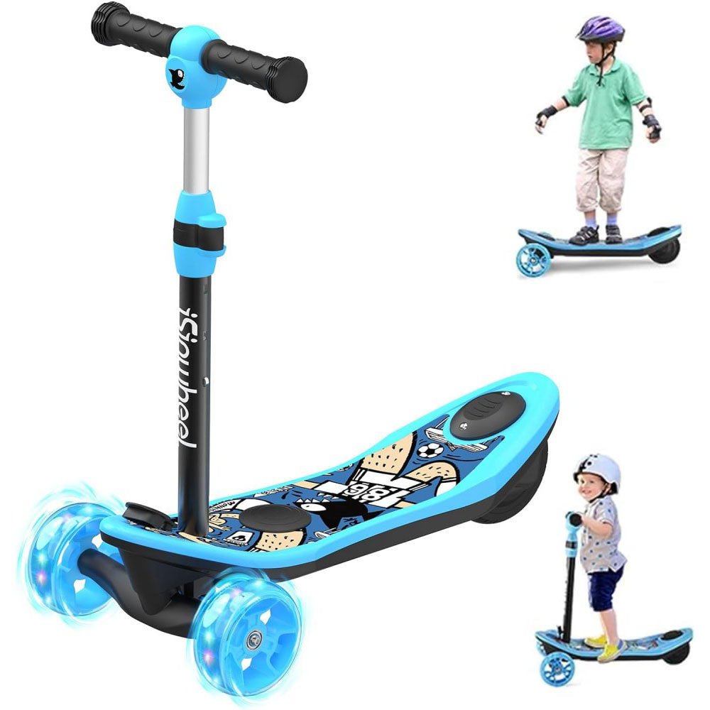 ISINWHEEL Mini Pro Kids 3 Wheel Electric Scooter 60W Motor 12.8-14.6V 5Ah Battery (2 IN 1 Design）