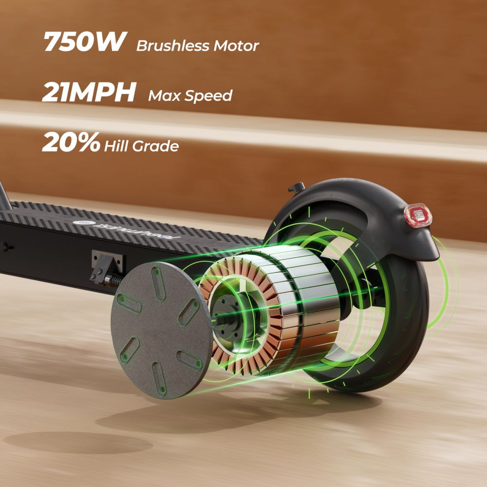 ISINWHEEL S10 Plus 10" Commuting Electric Scooter 750W Motor 42V 15Ah Battery