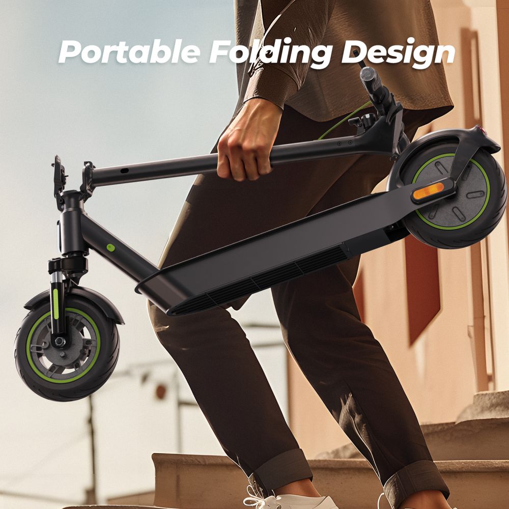 ISINWHEEL S10 Plus 10" Commuting Electric Scooter 750W Motor 42V 15Ah Battery