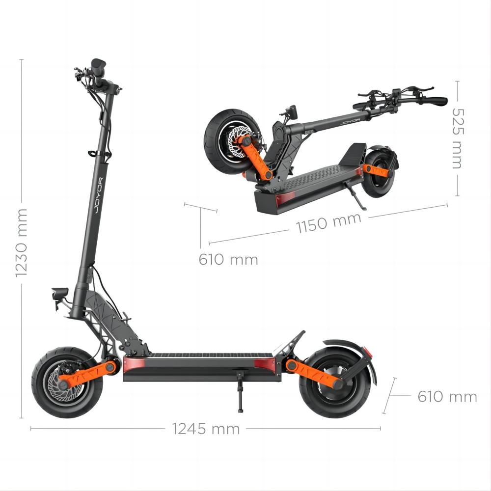 JOYOR S10-S-Z Off-Road Electric Scooter Combo