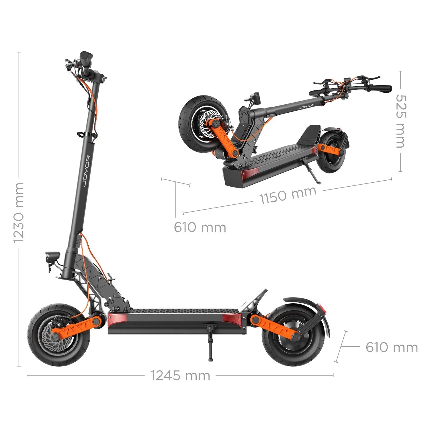 JOYOR S5 Off-Road Electric Scooter 500W Combo (ABE)