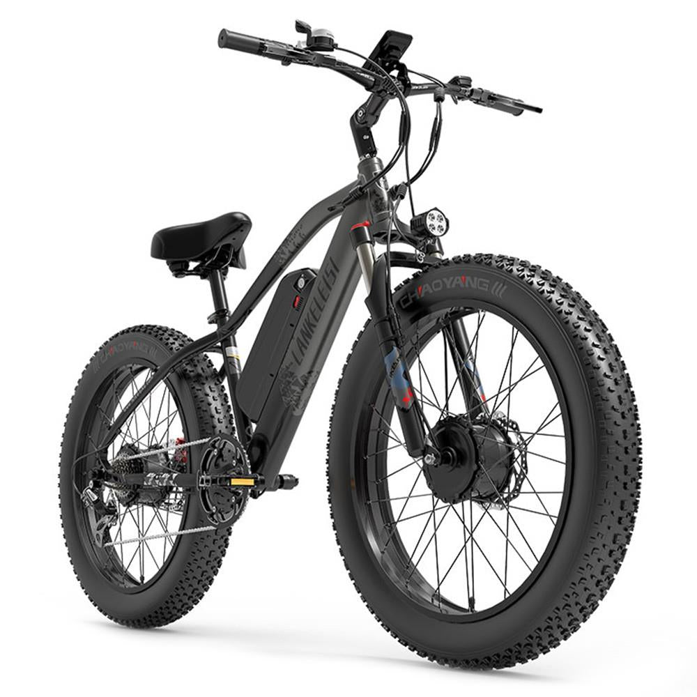 LANKELEISI MG740 PLUS 26" Fat Tire Off-Road Electric Bike 1000W*2 Dual Motor 48V 20Ah Battery