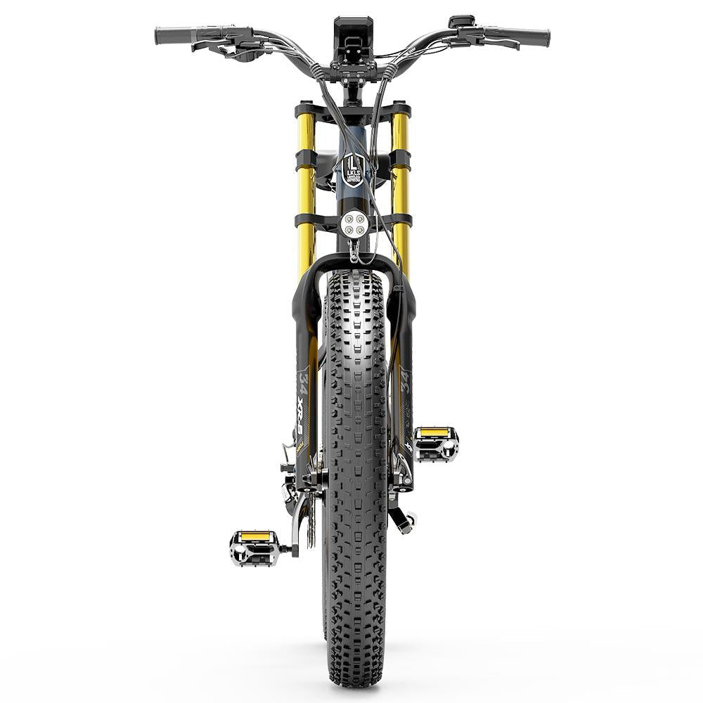 LANKELEISI RV700 26" Fat Tire Mountain Electric Bike 1000W Motor 48V 16Ah Battery