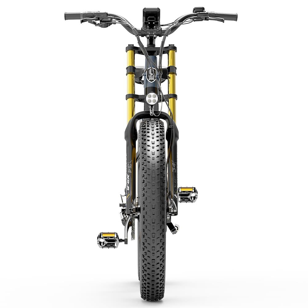 LANKELEISI RV700 26" Fat Tire Mountain Electric Bike 1000W Motor 48V 16Ah Battery