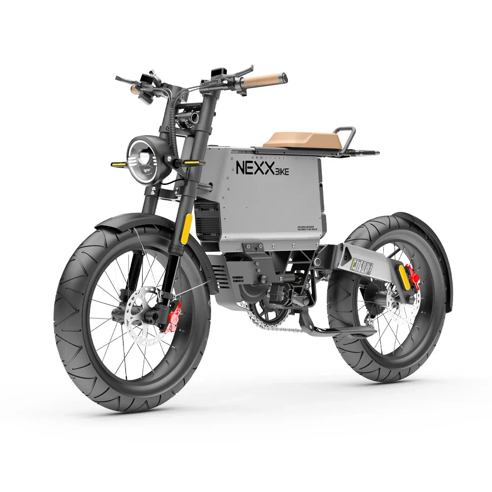 NEXXBIKE X5 Plus 20" Fat Tires Electric Dirt Bike 1000W Motor 48V 25Ah Samsung Battery With NFC Key