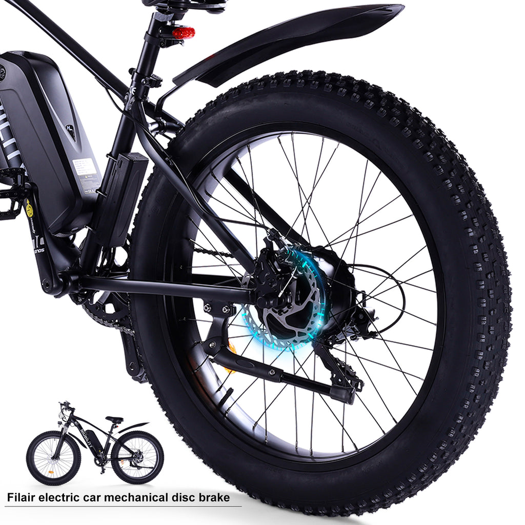 NIUBILITY B26 26" Electric Mountain Bike 1000W Motor 48V 15Ah Battery