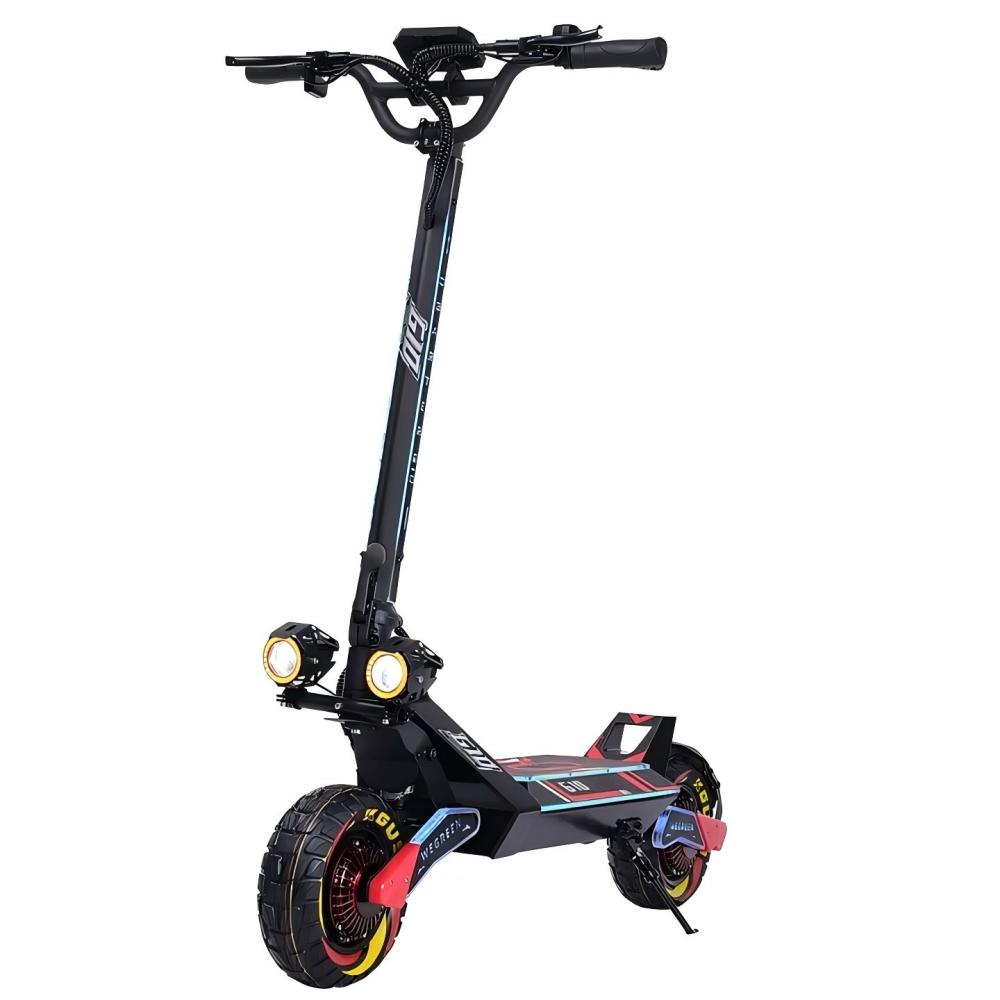 OBARTER G10 10" Folding Off-road Electric Scooter With NFC Activation 1200W*2 Dual Motor 48V 20Ah Battery