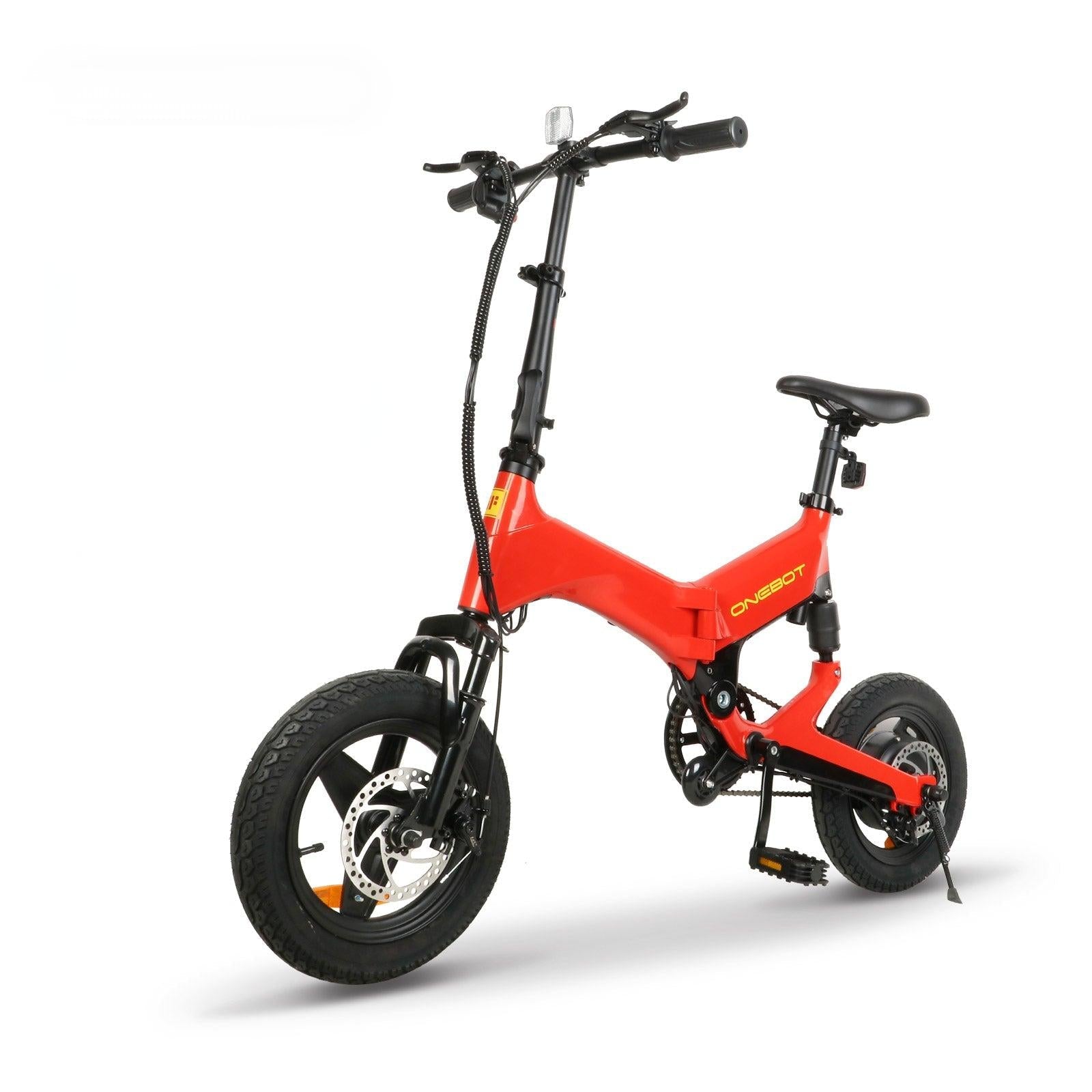 ONEBOT S7F 14" Magnesium Alloy Folding Electric Bike 350W Peak Motor 36V 5.2Ah Battery