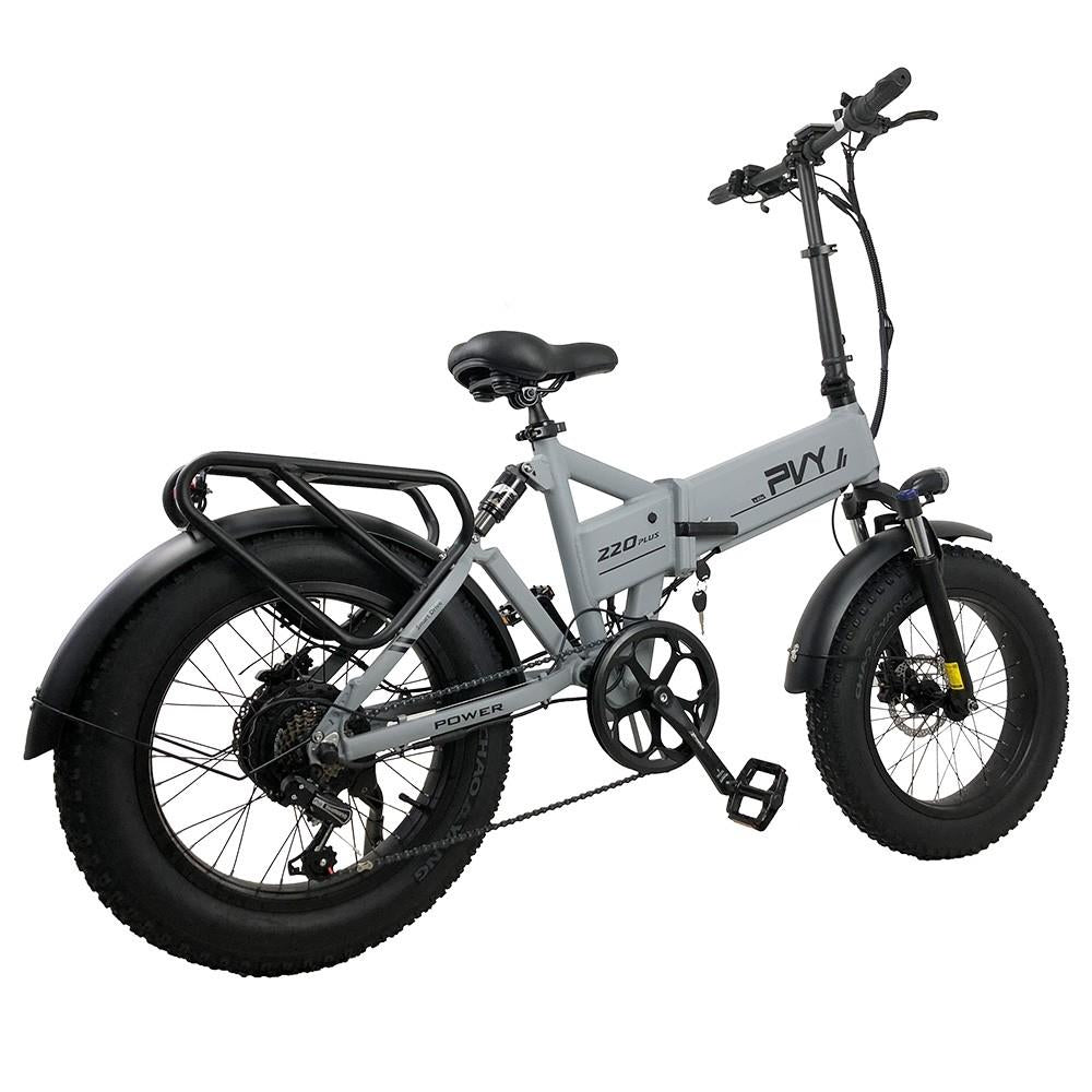 PVY Z20 Plus 20" Fat Tire Electric Folding  Bike 1000W Motor 48V 16.5Ah Battery