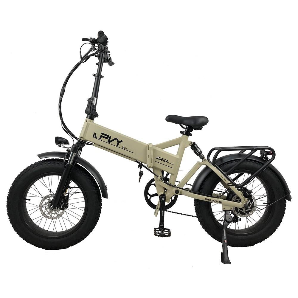 PVY Z20 Plus 20" Fat Tire Electric Folding  Bike 1000W Motor 48V 16.5Ah Battery