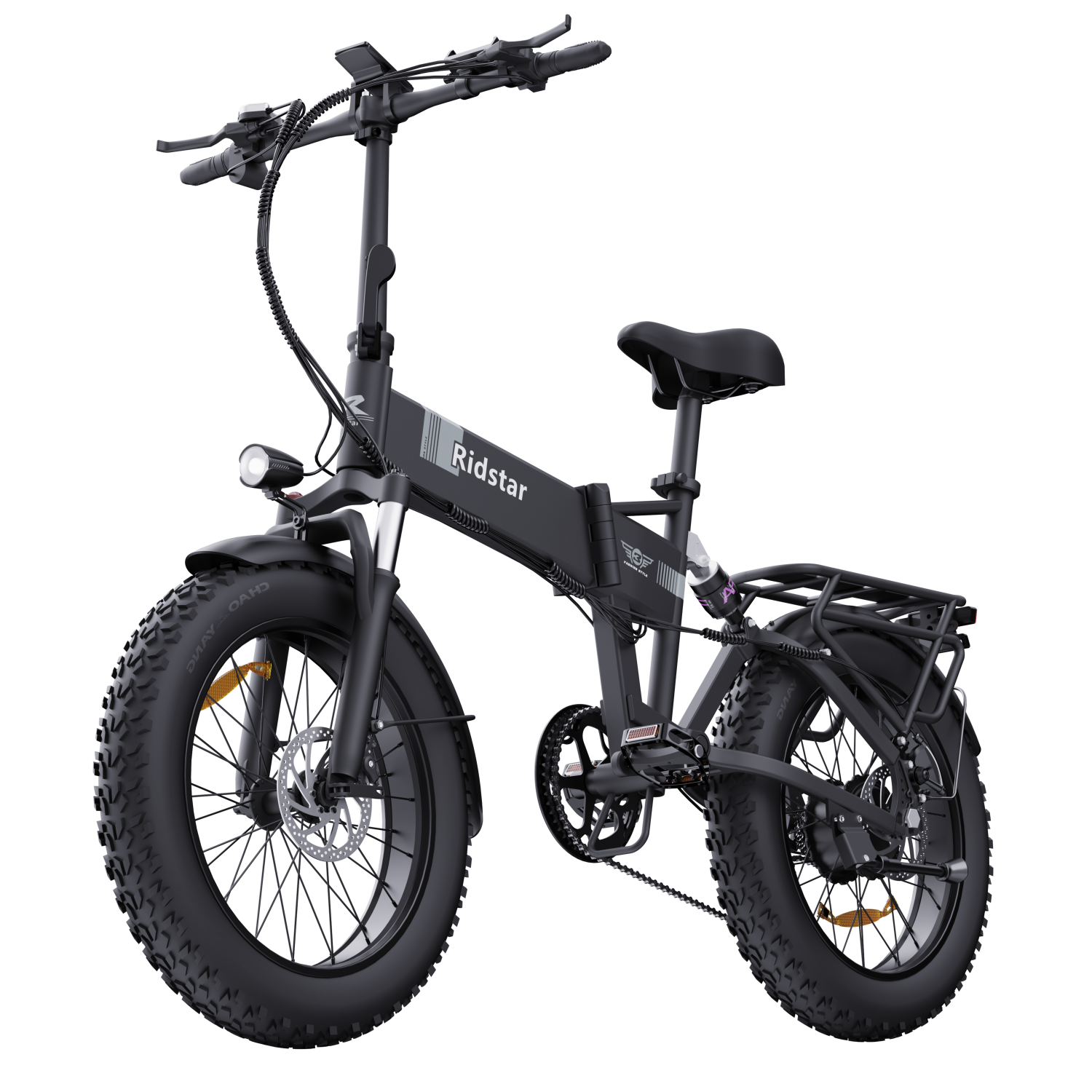 Vélo électrique pliable Ridstar H20, moteur 1000W, batterie 48V 15Ah