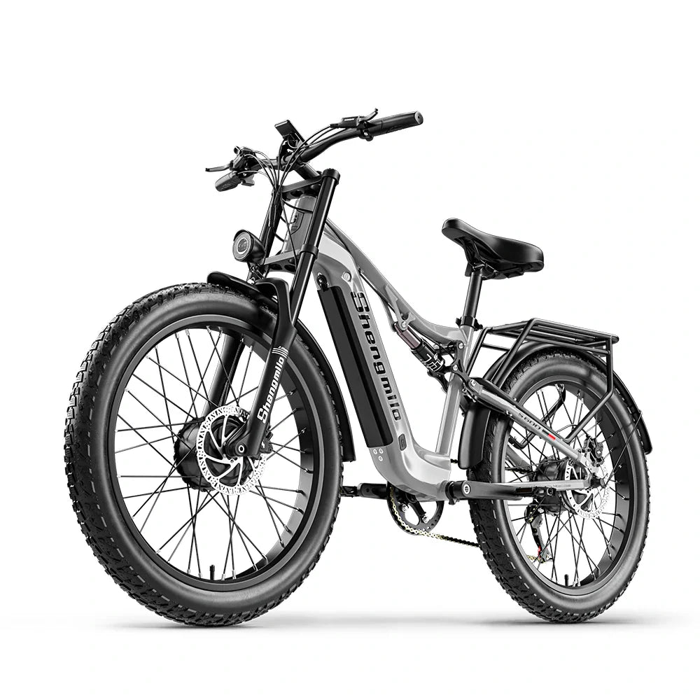 SHENGMILO S600 26" Electric Mountain Bike 2000W Dual Motor 48V 17.5Ah Battery