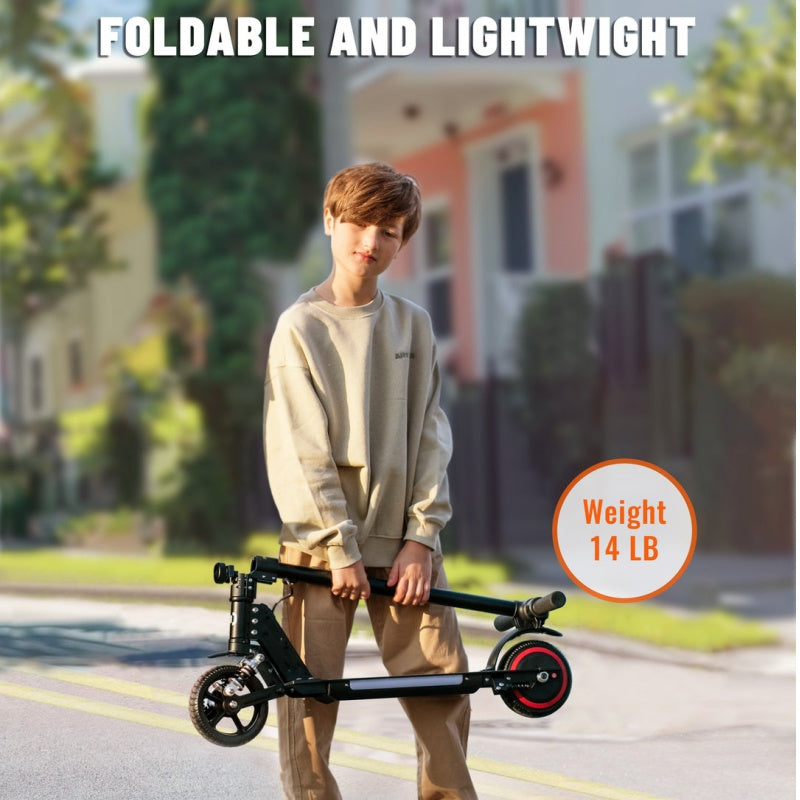 SIMATE S5 Kid's Foldable Colorful Body Lights Electric Scooter Combo (New)