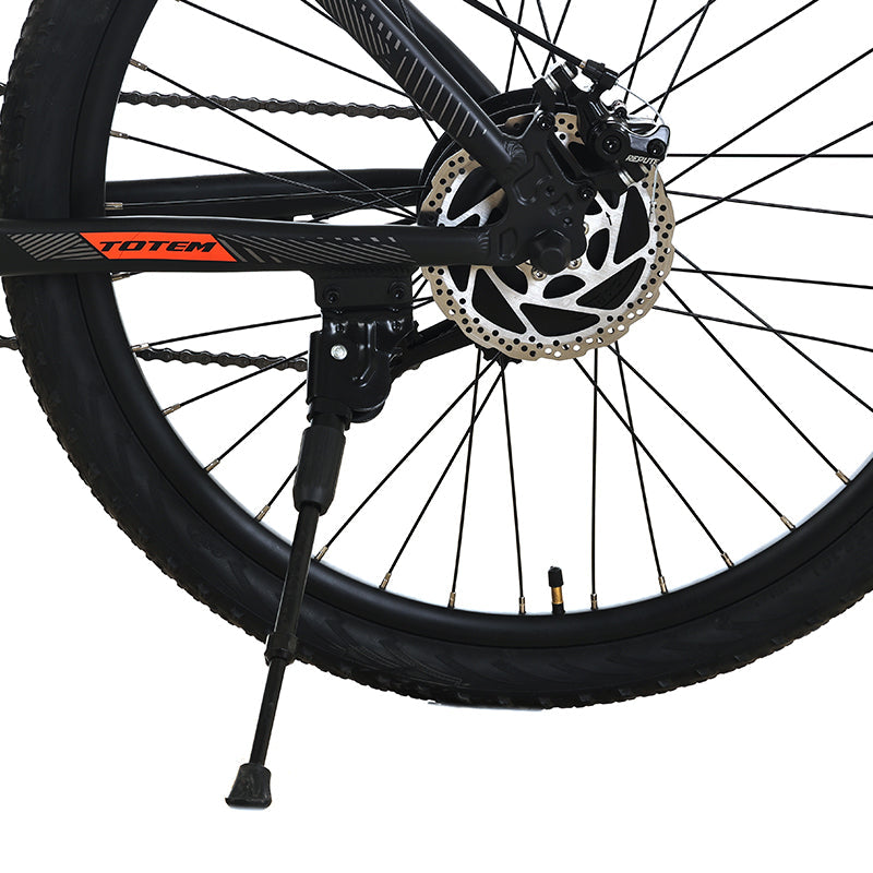 TOTEM Volcano 27.5" Electric Mountain Bike with Fenders 500W Rear HUB Motor 48V 10.4Ah Battery