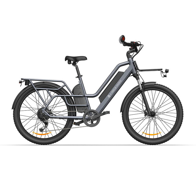 ADO Oasis 260T 26" Cargo Electric Bike 500W Motor 48V 13.5Ah+9Ah Dual Battery