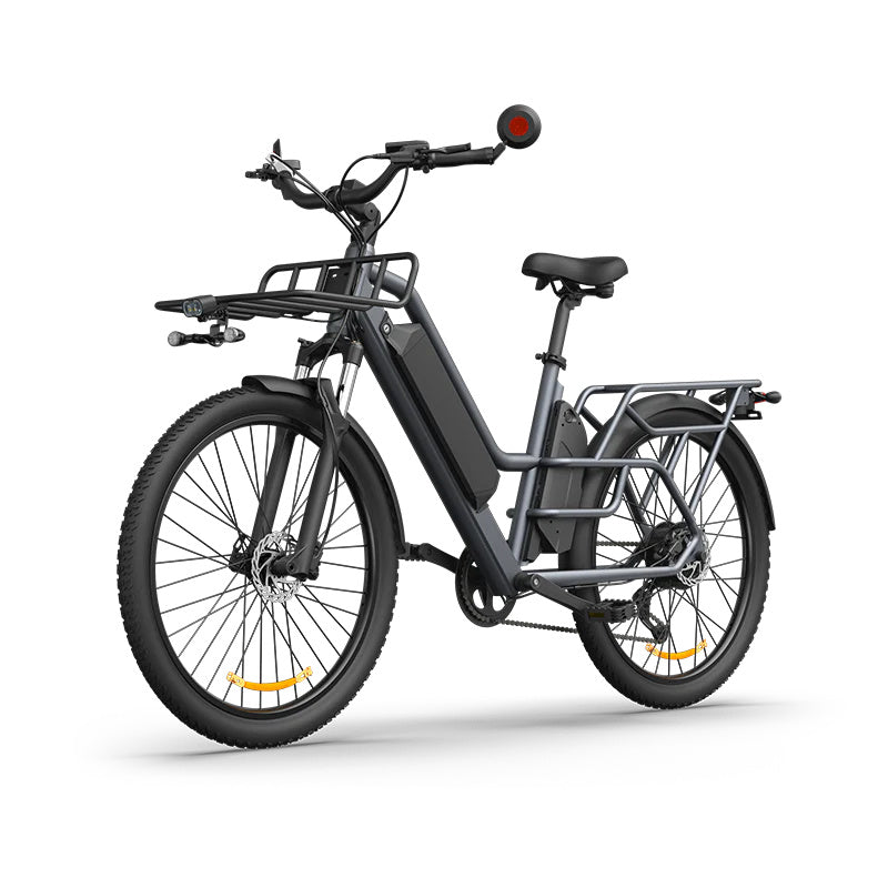 ADO Oasis 260T 26" Cargo Electric Bike 500W Motor 48V 13.5Ah+9Ah Dual Battery