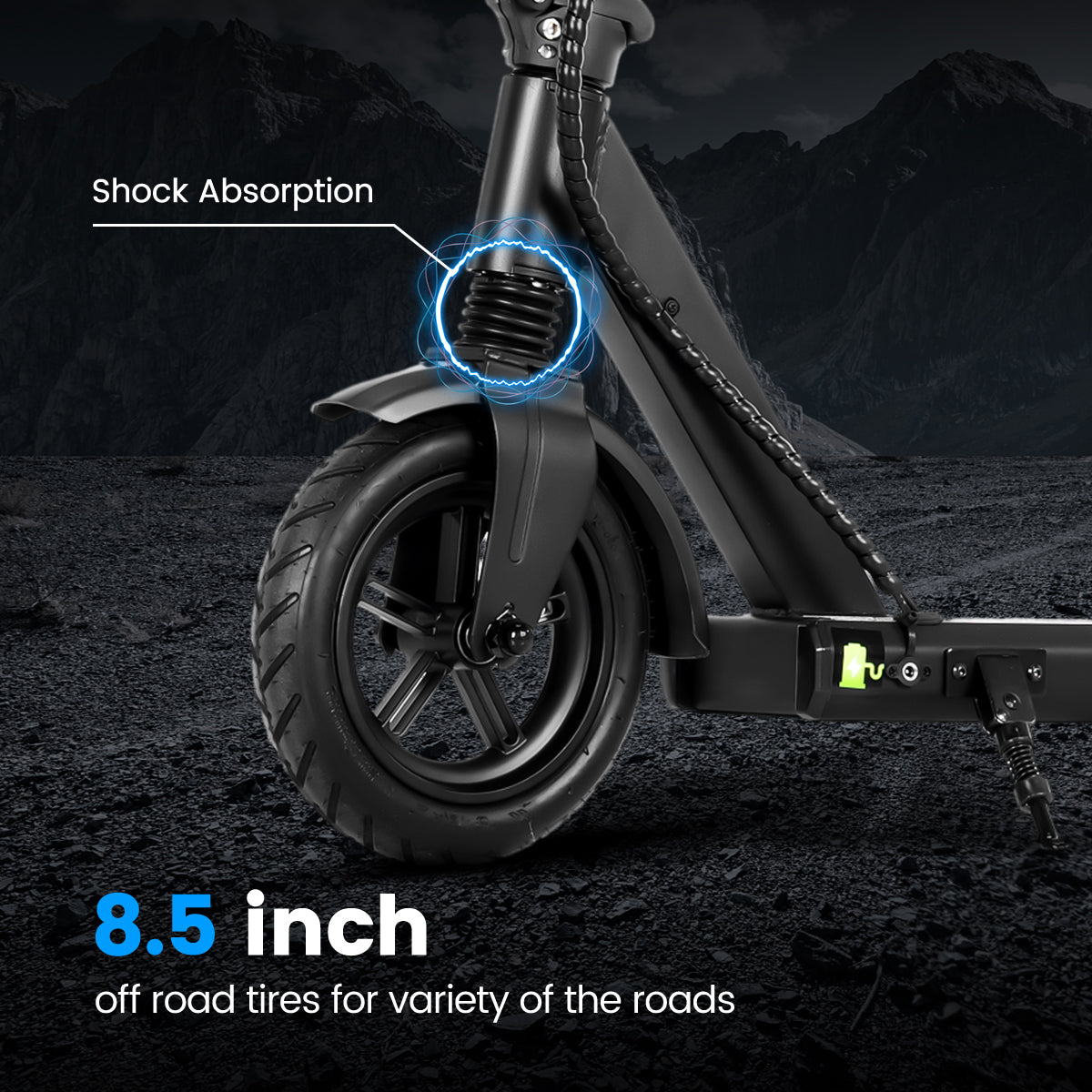 AILIFE CK85 8.5" Foldable Electric Scooter 350W Motor 36V 10Ah Battery