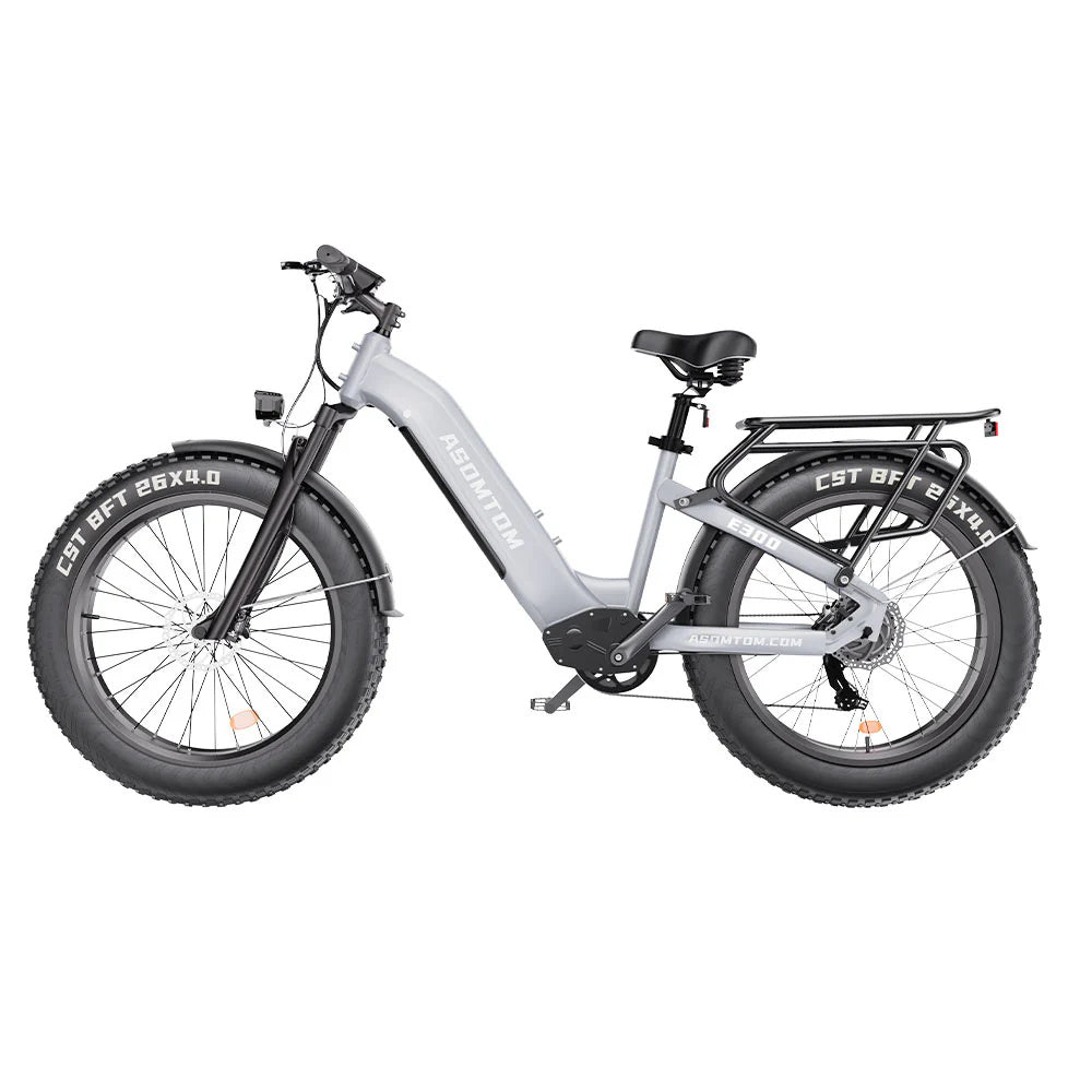 ASOMTOM E300 26" Fat Tire All-terrain Electric Bike 750W Motor 48V 15Ah Battery