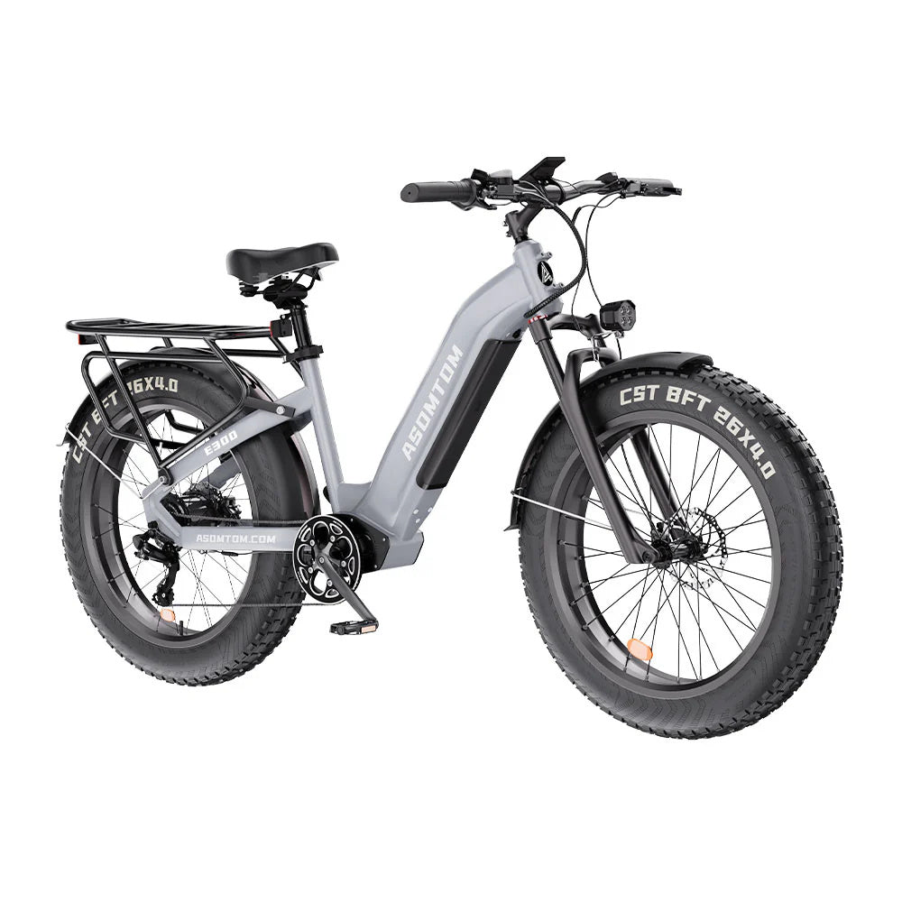 ASOMTOM E300 26" Fat Tire All-terrain Electric Bike 750W Motor 48V 15Ah Battery