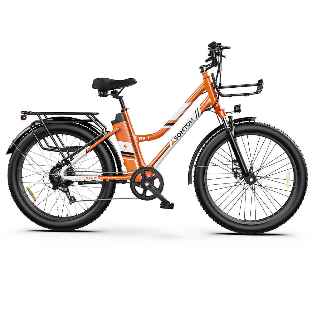 ASOMTOM RV3 26" Urban Commuter Electric Bike 350W Motor 36V 10Ah Battery