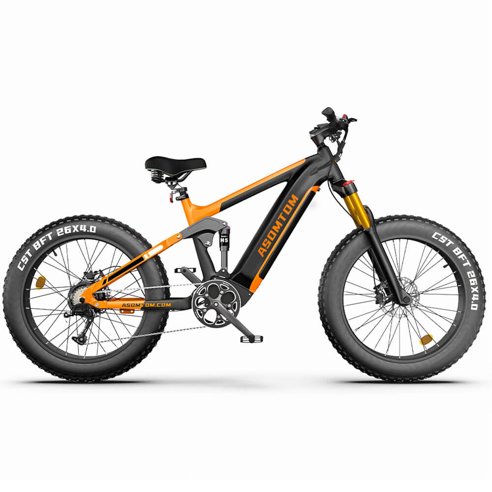 ASOMTOM SR6 26" Fat Tire All-Terrain Electric Bike 750W Motor 48V 16Ah Battery